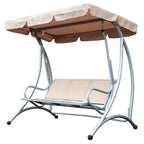 Replacement Canopy for Outsunny US84A-0530131 3 Person Steel Swing