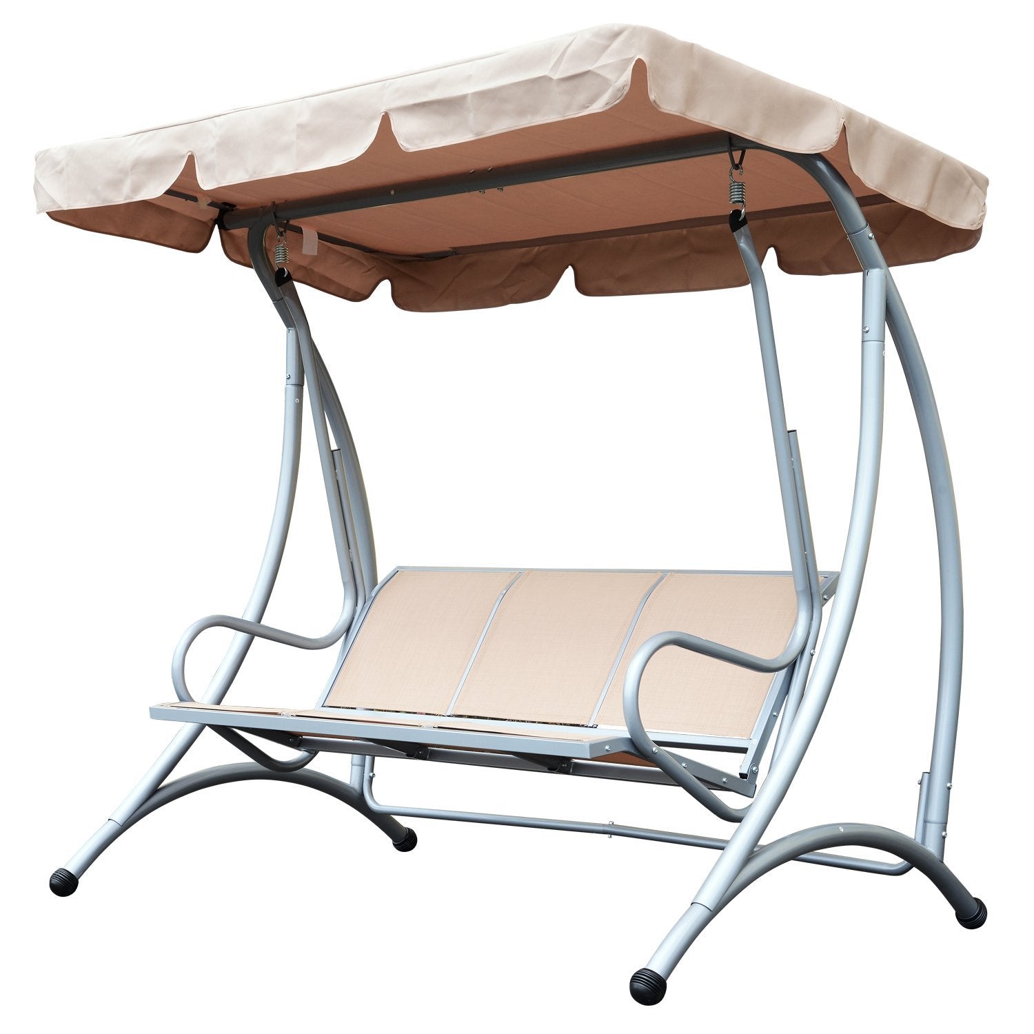 Replacement Canopy for Outsunny US84A-0530131 3 Person Steel Swing