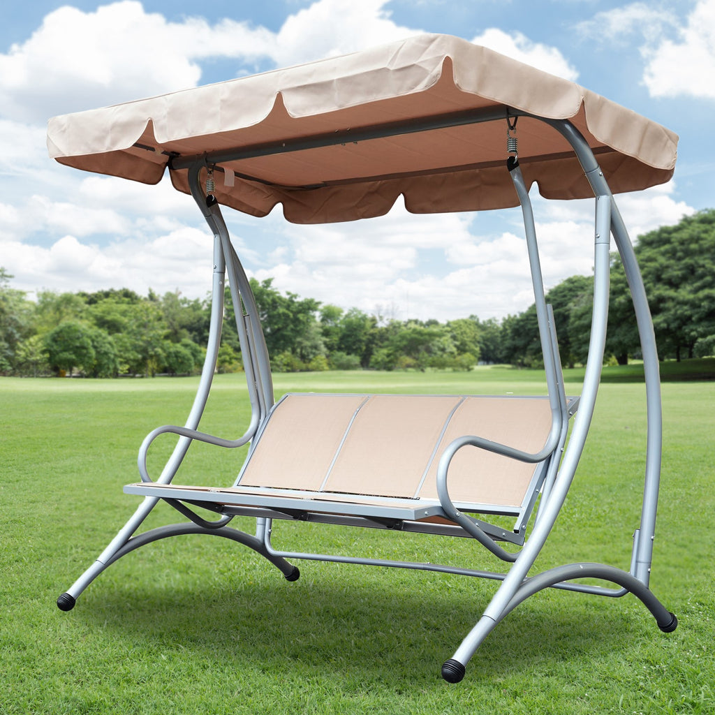 Replacement Canopy for Outsunny 3 Person Steel Swing