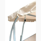 Replacement Canopy for Outsunny US84A-0530131 3 Person Steel Swing