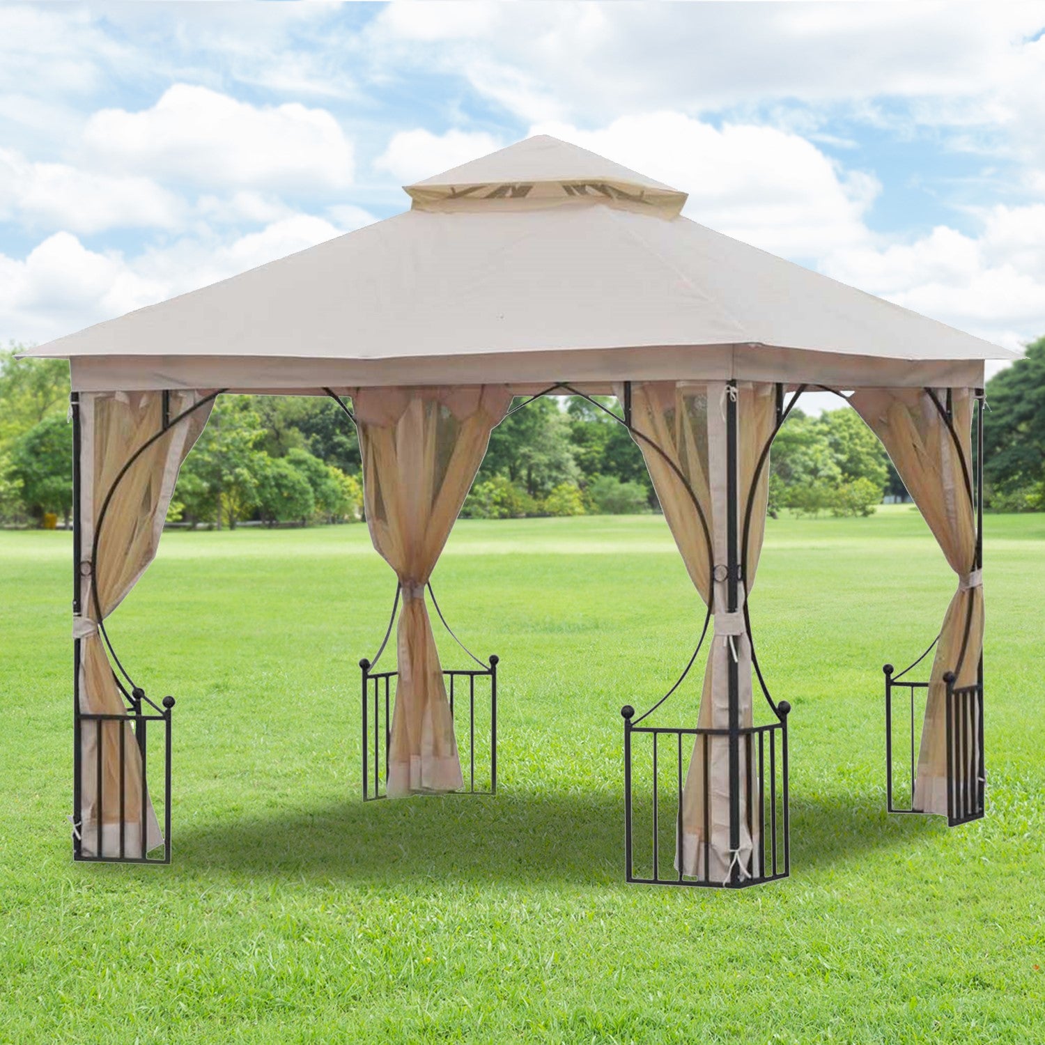 Replacement Canopy for Outsunny Archway Gazebo - Riplock 350
