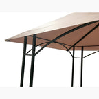 Replacement Canopy for Outsunny Grill Gazebo with Bar Shelves - RipLock 350