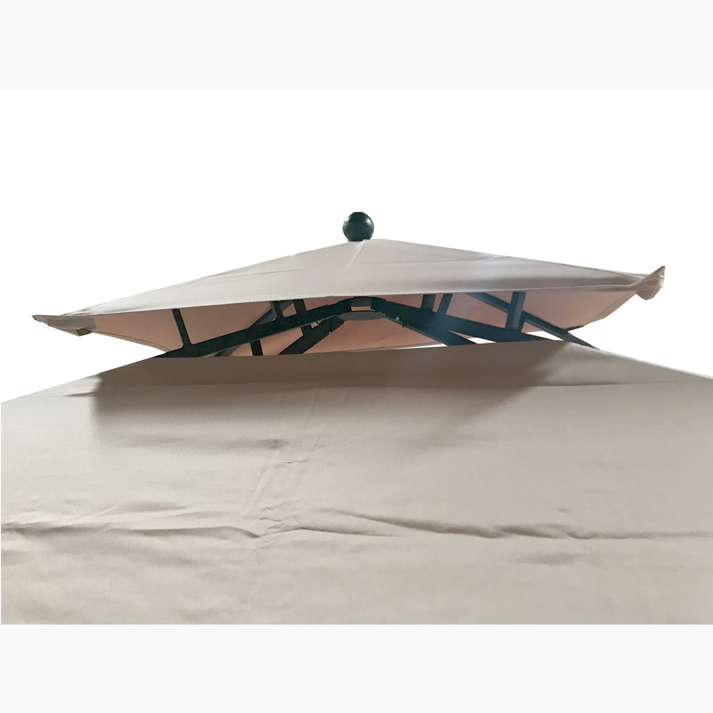 Replacement Canopy for Outsunny Grill Gazebo with Bar Shelves - RipLock 350