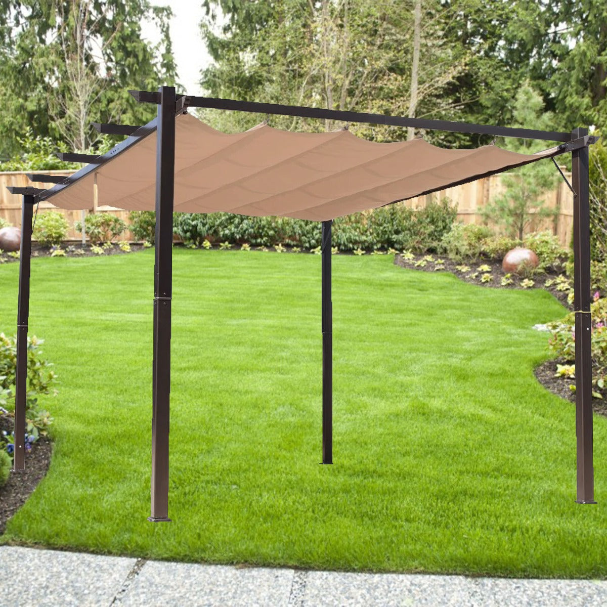 Replacement Canopy for Outsunny Pergola Model 84C-054BN - Riplock 350
