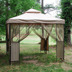 Pacific Casual 8 x 8 Gazebo Replacement Canopy and Net - 350