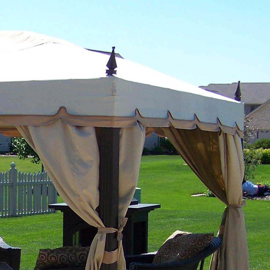 Namco Pac Casual Finial Gazebo Replacement Canopy - RipLock