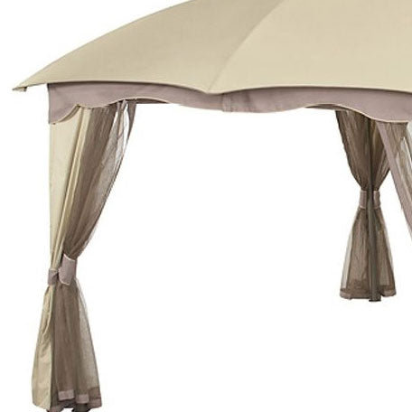 12 x 10 Roof Style Replace Canopy and Net - RIPLOCK 350