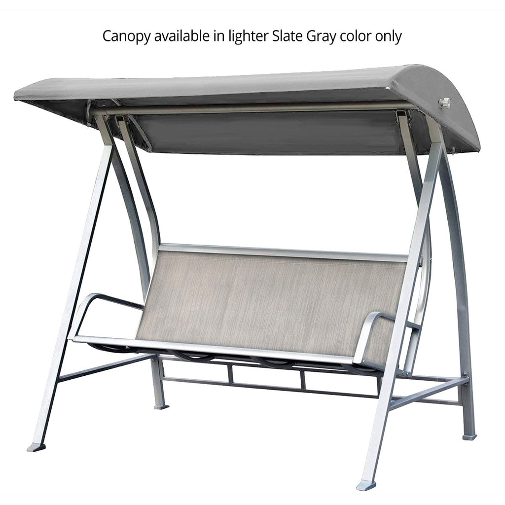 Replacement Canopy for Patio Post Textilene Bench Glider