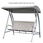 Replacement Canopy for Patio Post Textilene Bench Glider