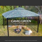 10 X 10 Universal Replacement Canopy 2-Tiered - 350, Camo Green