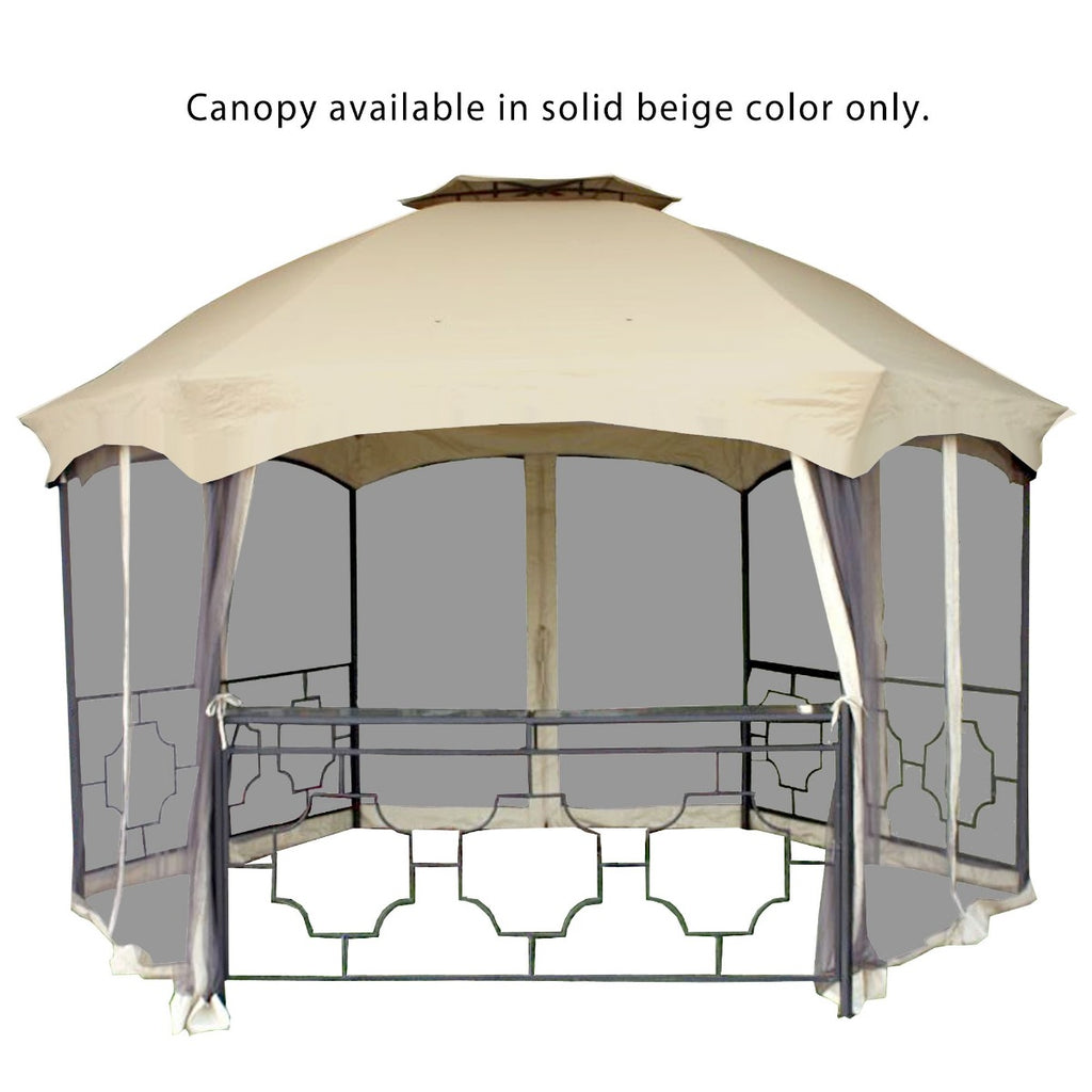 Replacement Canopy for Hexagon Gazebo - Riplock 350