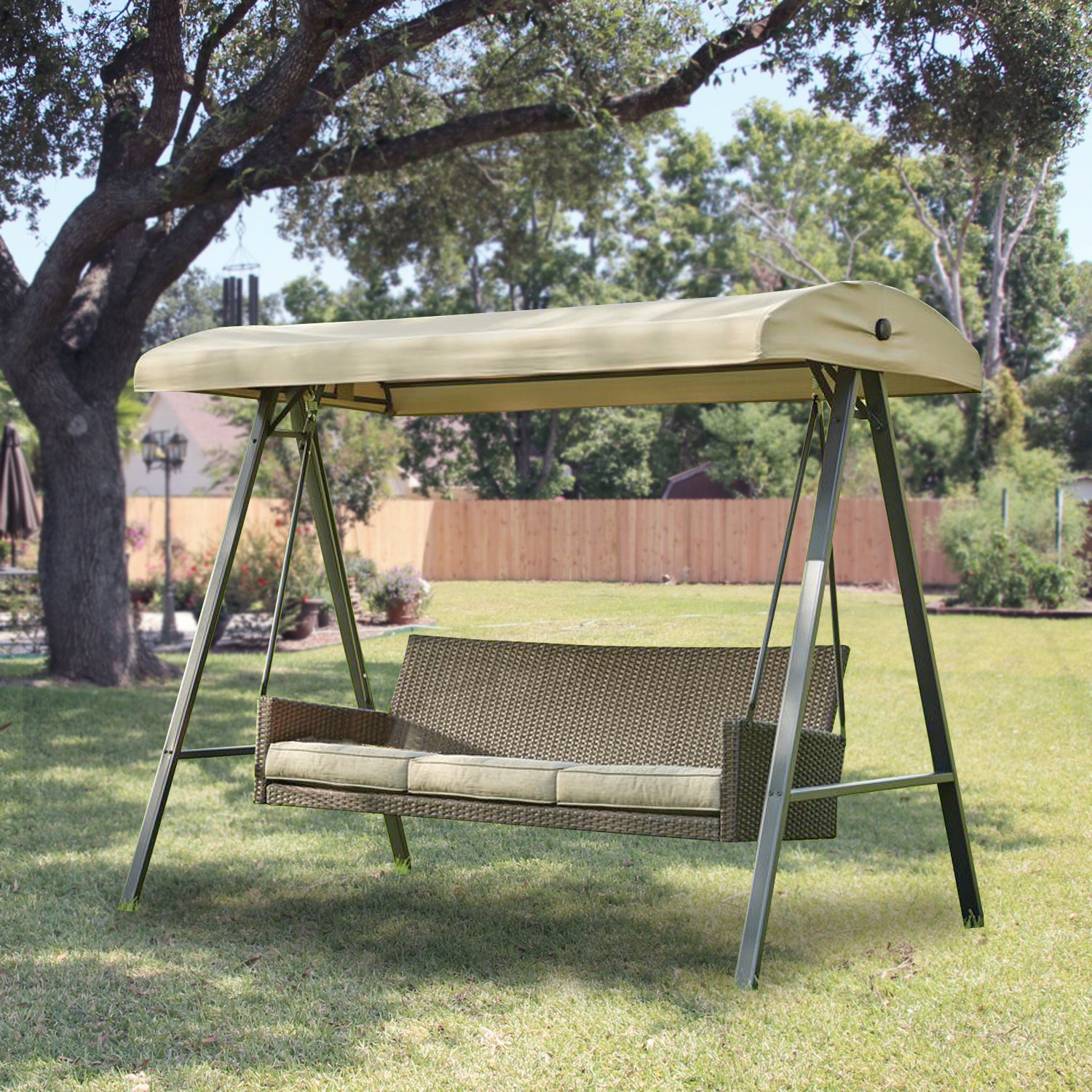 Replacement Canopy for Plaistow Wicker Swing - Riplock 350