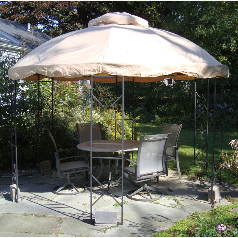 12 Ft Round Replacement Canopy and Netting - RipLock 350