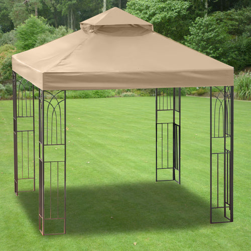 Replacement Canopy for Prairie Grass 8 x 8 Gazebo - Riplock 350