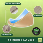 Replacement Canopy and Curtains for Impact Canopy 740010090-VC 4'x4' Pop Up Changing Room - Cabana Beige, 350