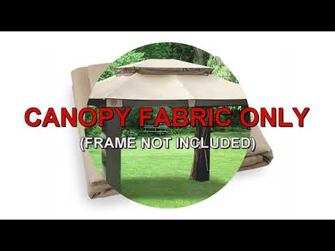 Antigua Gazebo Replacement Canopy and Netting - RipLock 350