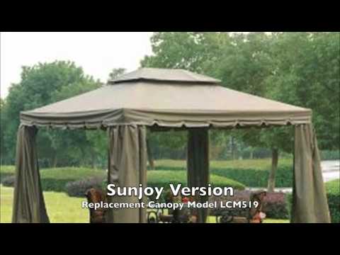 BJs Sunjoy 10 x 12 Gazebo Canopy Replacement