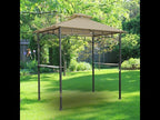 Replacement Canopy for LED Lighted L-GG001PST-F Grill Gazebo - Beige, RipLock 350