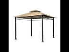 Replacement Canopy and Netting for Havenbury L-GZ081PST 10' x 10' Gazebo - Beige, RipLock 350