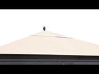 Replacement Canopy and Netting Set for Tiverton Series 3 SA-585 10' x 12' Gazebo - Beige, RipLock 350