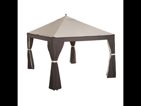 Replacement Canopy and Netting Set for S-1210GZ 10' x 12' Gazebo - Beige, RipLock 350