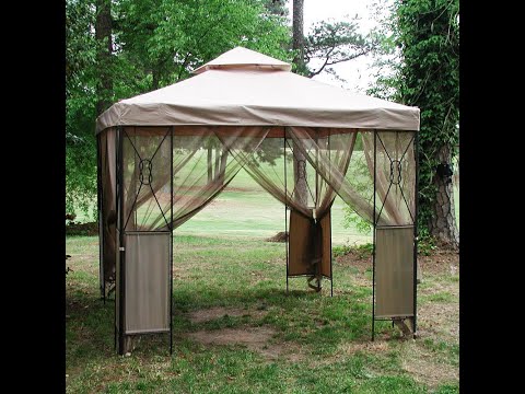 Pacific Casual 8 x 8 Gazebo Replacement Canopy and Net - 350