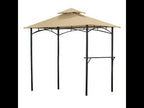 Replacement Canopy for Bamboo Look BBQ L-GZ238PST-11 Grill Gazebo