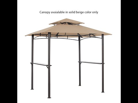 Pacific Casual BBQ Grill Gazebo Replacement Canopy