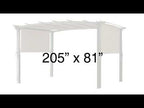 Replacement Canopy for Martha Stewart Lawrence GF-8S024X 11' x 9' Pergola - 350