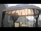 Oval Dome Gazebo Replacement Canopy