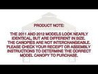 JCPenney 2011 Gazebo Replacement Canopy and Net - RipLock 350