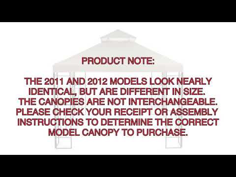 JCPenney 2011 Gazebo Replacement Canopy and Net - RipLock 350