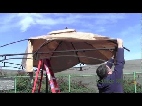 Replacement Canopy for Allen Roth GF-12S004B, TPGAZ17-002 10' x 12' Gazebo