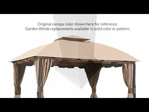 Replacement Canopy and Netting Set for South Hampton L-GZ215PST-A, L-GZ659PST 11' x 13' Gazebo - Beige, RipLock 350