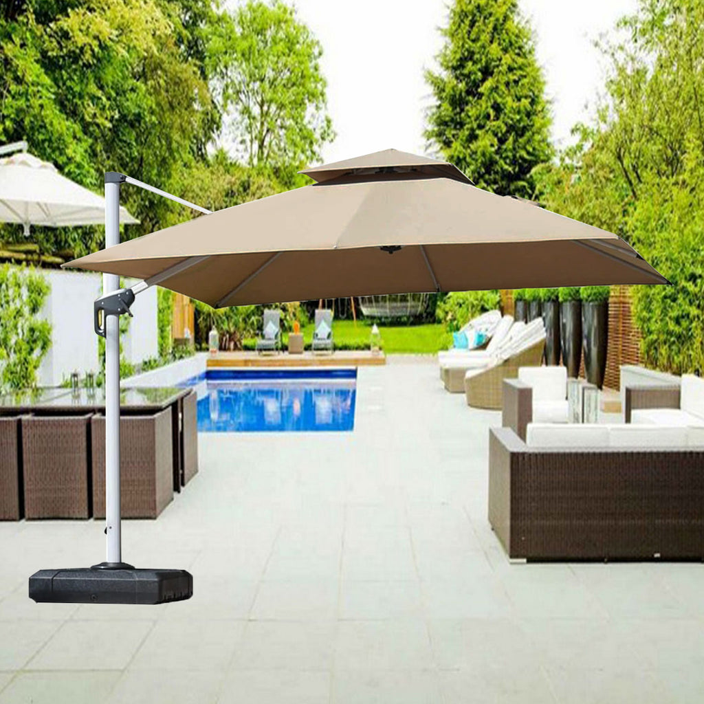 Replacement Canopy for ZYLRS10, ZYLRS10-KK Purple Leaf Square Umbrella - Riplock 500