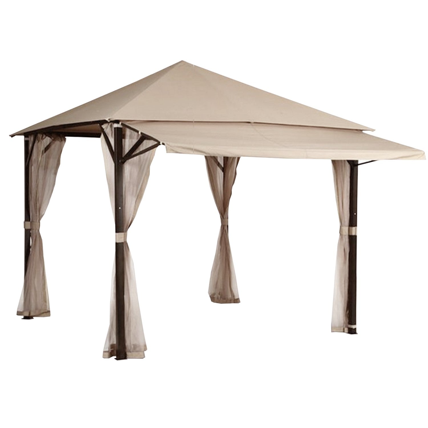Replacement Canopy for Ravenna Side Awning Gazebo - Riplock 350