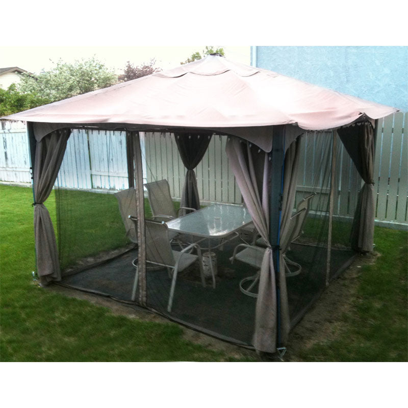 Replacement Canopy and Netting for 084227309018 Roman Gazebo