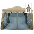 Replacement Canopy and Netting Set for Providence Gazebo - RIPLOCK 350
