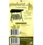 Walmart 2 Seater RUS4860 Replacement Swing Canopy