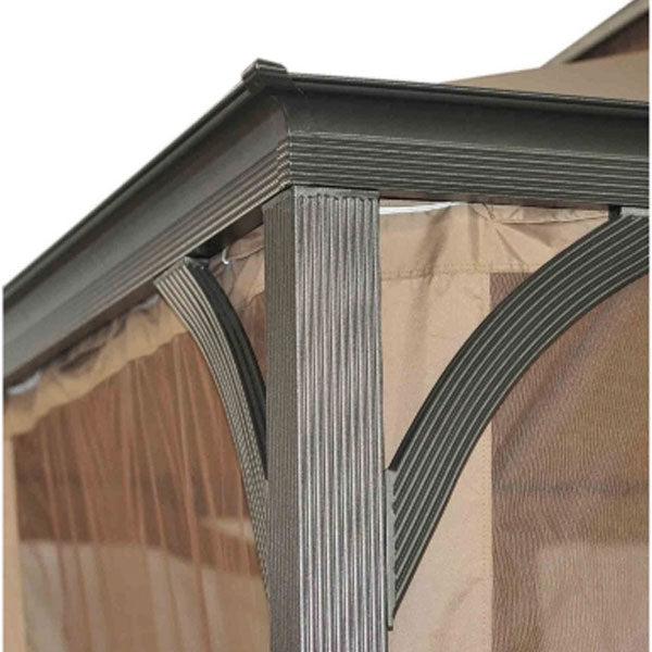 12x12 Two-Tiered Replacement Canopy and Net - RipLock 350