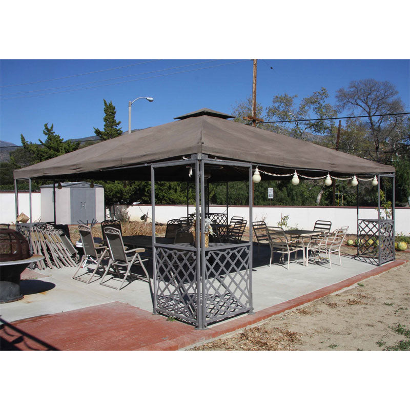 JRA 20 x 20 Gazebo Replacement Canopy - RipLock 500