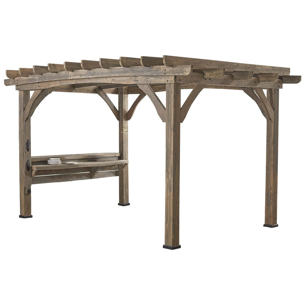 Mesh Canopy Top Cover for Sams Club Silverton Wooden Pergola 147in x 96in