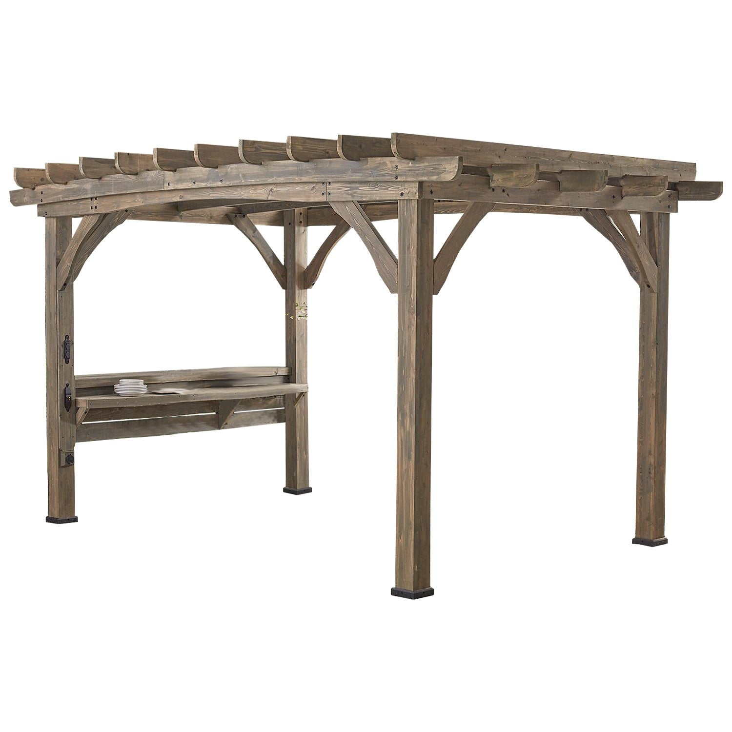 Mesh Canopy Top Cover for Sams Club Silverton Wooden Pergola 147in x 96in