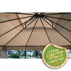 Sunshine Pleated Valence Replacement Canopy and Net - RipLock