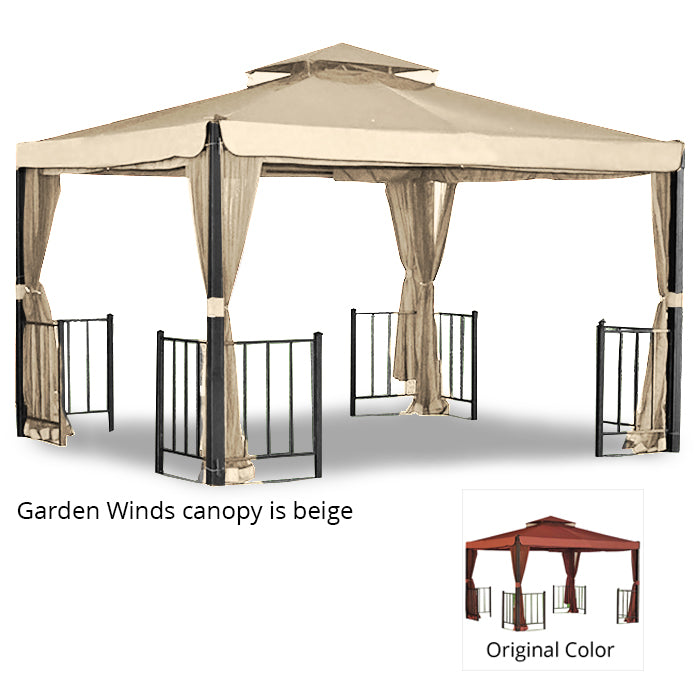 Replacement Canopy and Net for Corinth Gazebo - RipLock 350