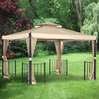 Replacement Canopy and Net for Corinth Gazebo - RipLock 350