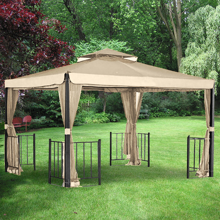 Replacement Canopy and Net for Corinth Gazebo - RipLock 350