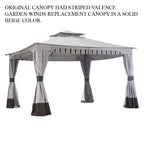 Replacement Canopy for Selina Gazebo