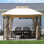 Replacement Canopy and Netting for Grand Isle Gazebo - RipLock