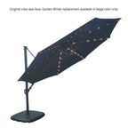 Replacement Canopy for Simply Shade 11ft LED Umbrella AG45RLDT2-LS-1 - Riplock